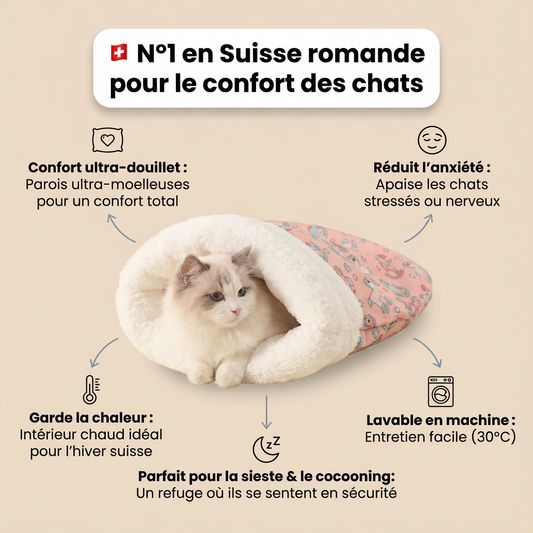Nid Ultra-Douillet pour chat - Édition Suisse